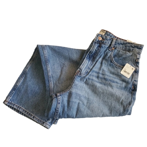 NWT WE THE FREE Free People The Pacifica High Rise Slim Straight Leg Sz 32 $78 - Picture 7 of 7